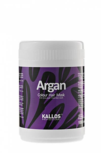Kallos ARGAN Colour hair mask - maska na barvené vlasy ARGAN maska - 1000 ml