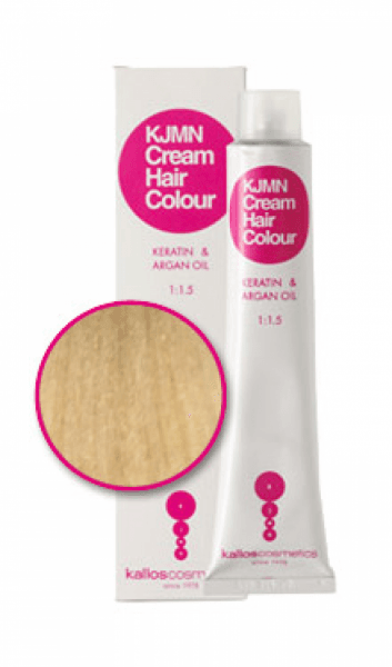 Kallos KJMN Cream Hair Color - krémová profesionální barva na vlasy, 100 ml 10.0 platinová blond