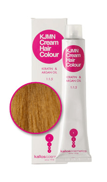 Kallos KJMN Cream Hair Color - krémová profesionální barva na vlasy, 100 ml 8.3 světlá zlatá blond