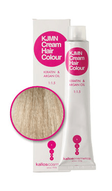 Kallos KJMN Cream Hair Color - krémová profesionální barva na vlasy, 100 ml 90.01 stříbrná blond