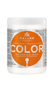 Kallos COLOR Mask - maska na barvené vlasy s UV filtrem COLOR maska, 1000 ml