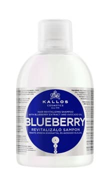 Kallos Blueberry shampoo - šampon na suché a chemicky namáhané vlasy, 1000 ml