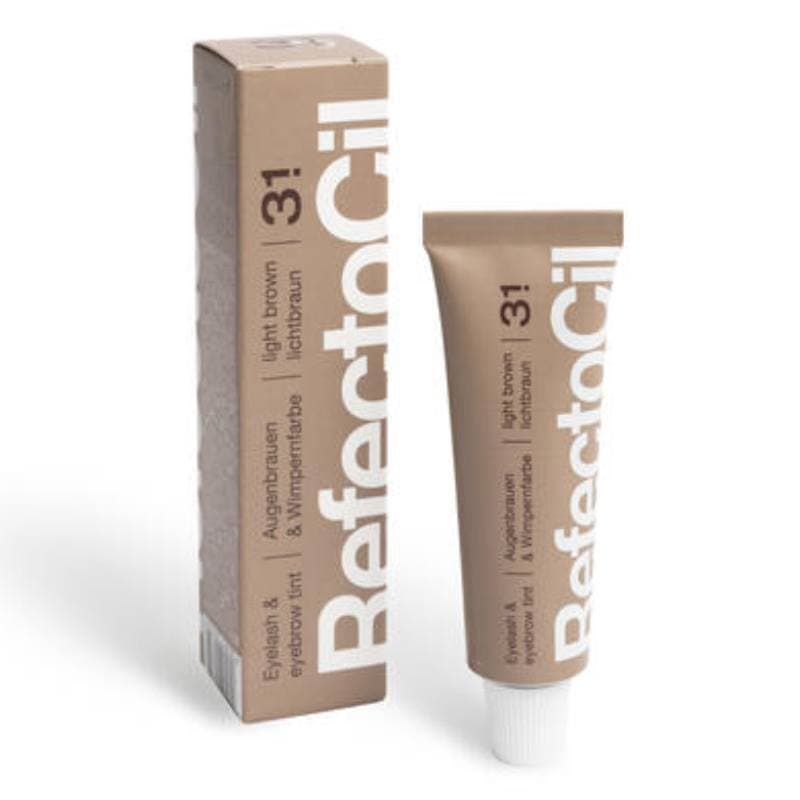 RefectoCil - barvy na obočí a řasy a bradu 3.1 světlehnedá, 15ml - vhodná i na bradu