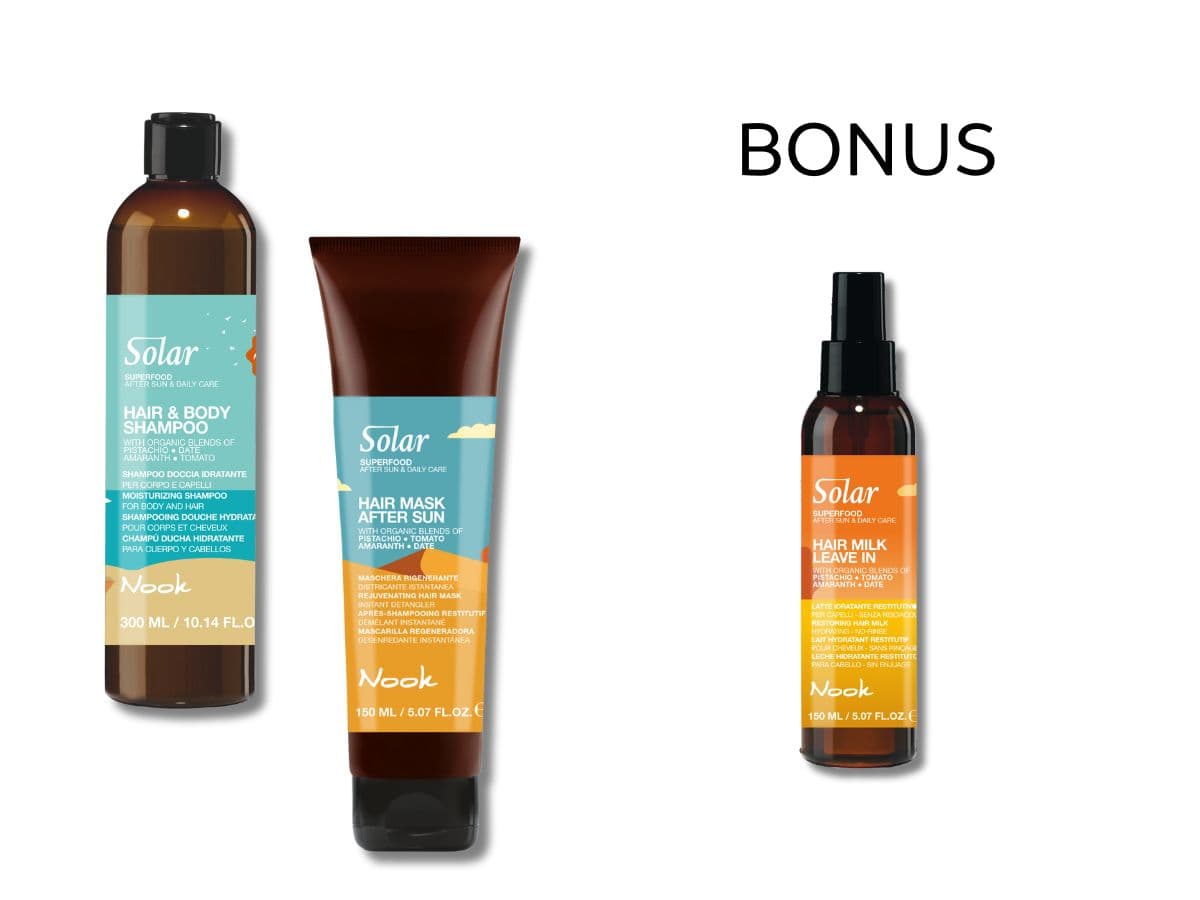 AKCE: Nook Solar Set  + Leave In Milk, 150 ml