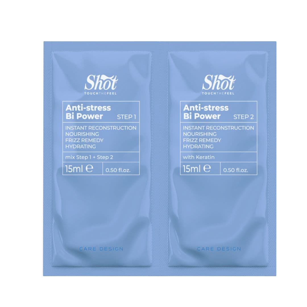 Shot AntiStress BI-POWER - rekonstrukční elixír 15 ml + 15 ml