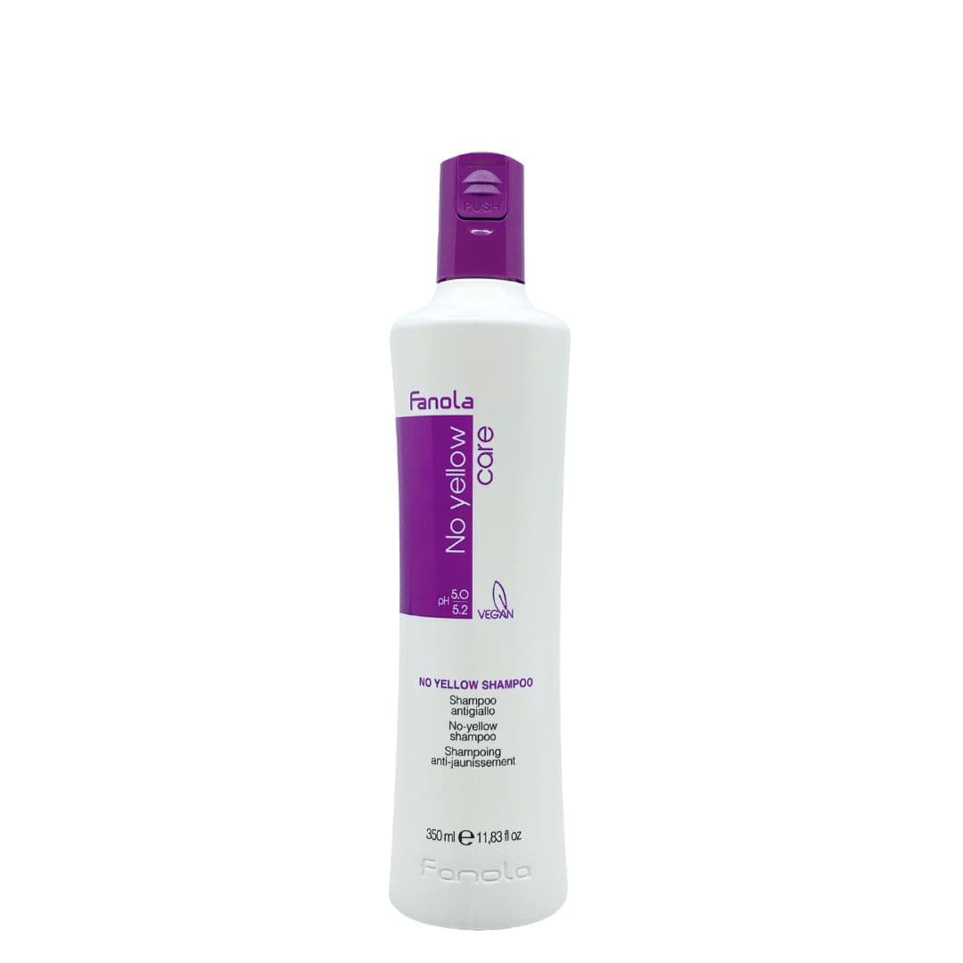 Fanola No yellow shampoo - šampon na šedivé, zesvětlené a odbarvované vlasy šampon 350 ml