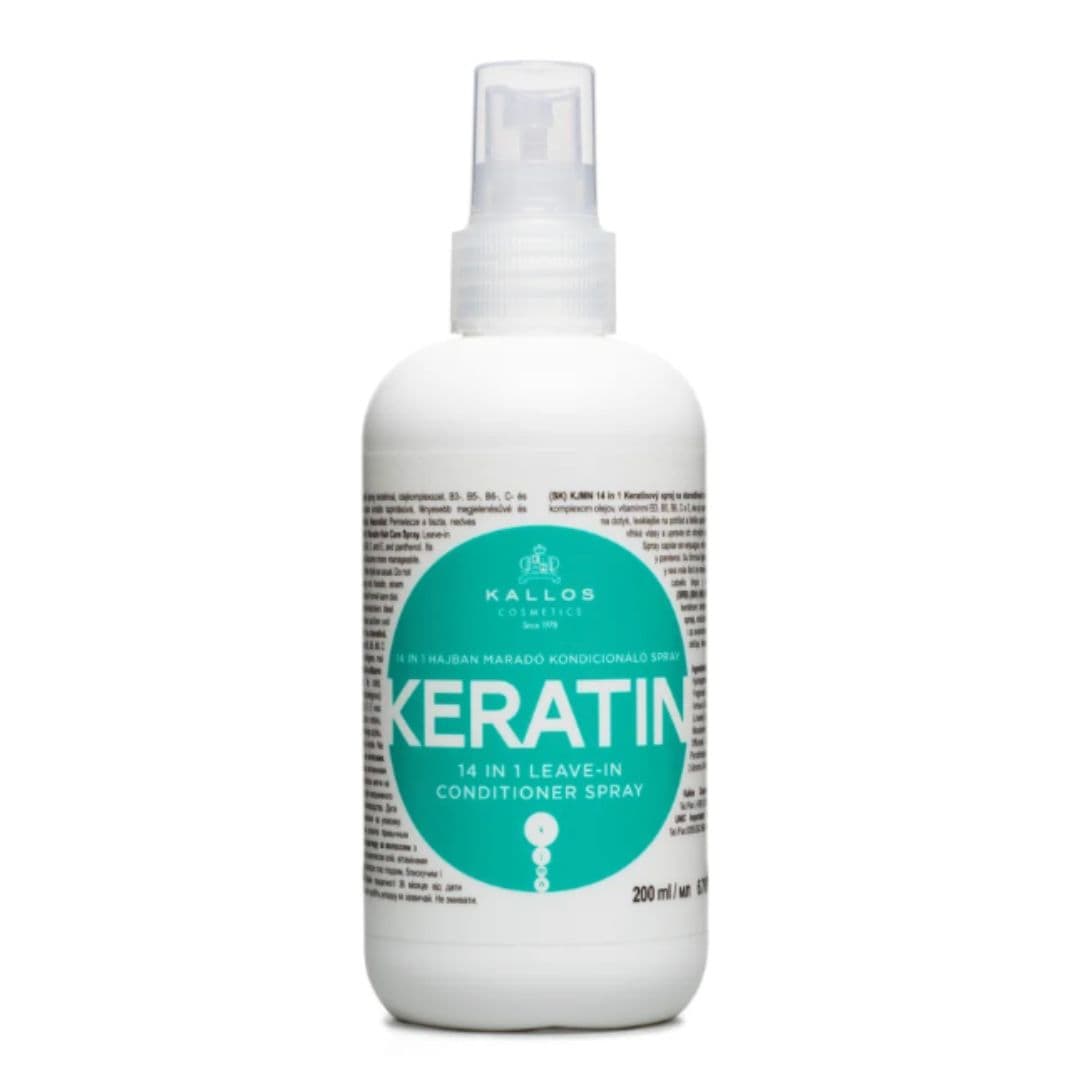 Kallos KJMN Keratin 14 IN 1 Leave In - keratinový výživný bezoplachový sprej, 200 ml