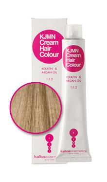 Kallos KJMN Cream Hair Color - krémová profesionální barva na vlasy, 100 ml 11.1 velmi světlá popelavá blond extra