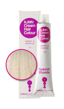 Kallos KJMN Cream Hair Color - krémová profesionální barva na vlasy, 100 ml 12.8 speciál ultra perleťová blond