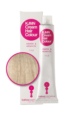 Kallos KJMN Cream Hair Color - krémová profesionální barva na vlasy, 100 ml 901 ultra světlá popelavá blond