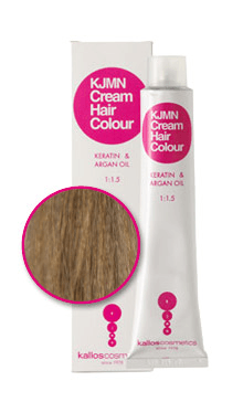 Kallos KJMN Cream Hair Color - krémová profesionální barva na vlasy, 100 ml 7.1 medium popelavá blond