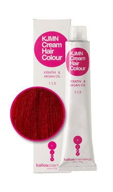Kallos KJMN Cream Hair Color - krémová profesionální barva na vlasy, 100 ml 7.66 medium červená blond