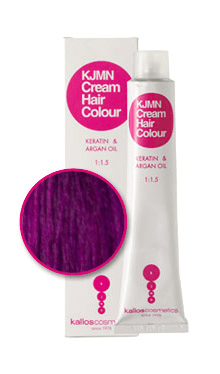 Kallos KJMN Cream Hair Color - krémová profesionální barva na vlasy, 100 ml 0.22 mix tón fialový
