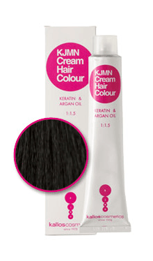Kallos KJMN Cream Hair Color - krémová profesionální barva na vlasy, 100 ml 1.0 černá
