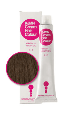 Kallos KJMN Cream Hair Color - krémová profesionální barva na vlasy, 100 ml 5.0 světlá hnědá