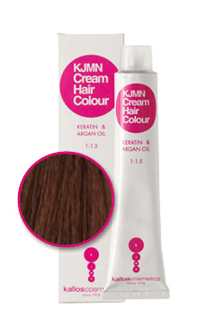 Kallos KJMN Cream Hair Color - krémová profesionální barva na vlasy, 100 ml 5.4 světlá měděná hnědá