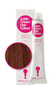 Kallos KJMN Cream Hair Color - krémová profesionální barva na vlasy, 100 ml 6.4 tmavá měděná blond