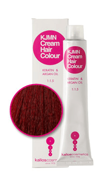 Kallos KJMN Cream Hair Color - krémová profesionální barva na vlasy, 100 ml 6.620 rubínová červeň intenzivní