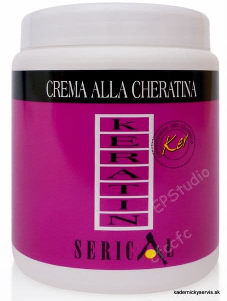 Serical KERATIN - rekonstrukční maska na chemicky narušené vlasy 1000 ml