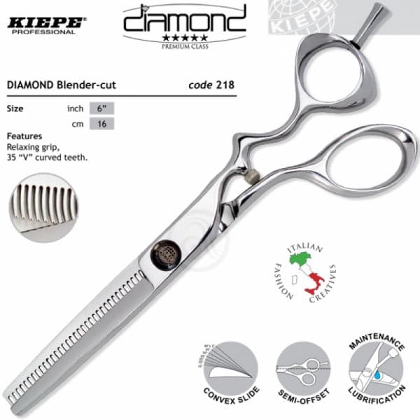 VÝPRODEJ: Kiepe THREE STARS Diamond Series 218/6 "Blender cut