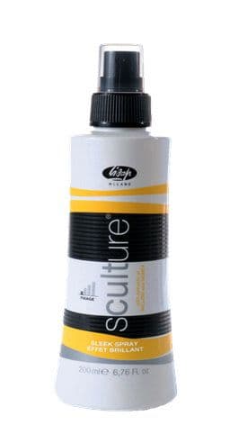 VÝPRODEJ: Lisap SCULTURE SLEEK spray - tekutý lesk na vlasy, mechanický rozprašovač, 200 ml