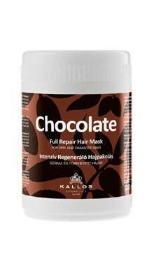 Kallos Chocolate Full hair repair mask - intenzivní regenerační maska na vlasy Chocolate maska 1000 ml