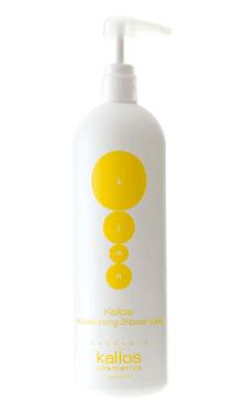 Kallos KJMN Moisturizing Shower Gel (Tangerine) - sprchový šampon mandarinka s pumpou, 1000 ml