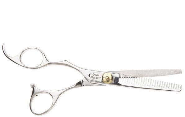 Olivia Garden SilCut T 635 Left Handed - kadeřnické efilační nůžky pro leváky