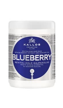 Kallos Blueberry Mask - revitalizační maska na vlasy s výtažky borůvky BLUEBERRY maska, 1000 ml