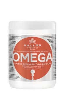 Kallos OMEGA Mask - regenerační oživující maska na lámavé a křehké vlasy OMEGA maska, 1000 ml
