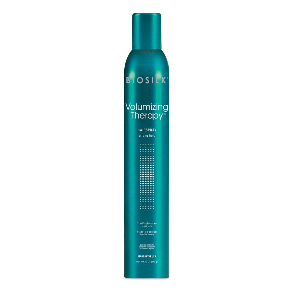Biosilk Volumizing Therapy Hairspray - pevně tužící objemový lak na vlasy, 284 g