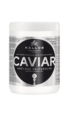 Kallos Caviar Mask - regenerační maska na vlasy s extraktem z kaviáru CAVIAR maska, 1000 ml