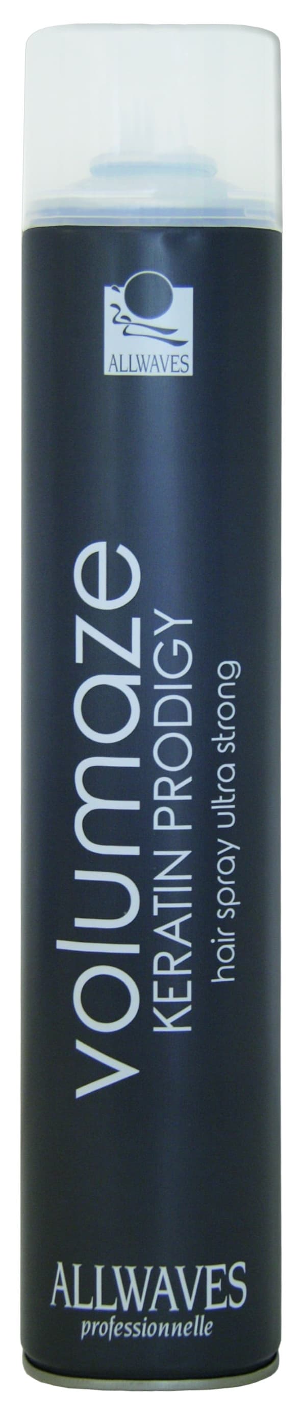 Allwaves Volume Keratin Prodigy Hairspray Ultra Strong - objemový lak na vlasy s keratinem, 750 ml