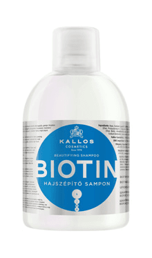 Kallos Biotin Shampoo - šampon na slabé a lámavé vlasy, 1000 ml