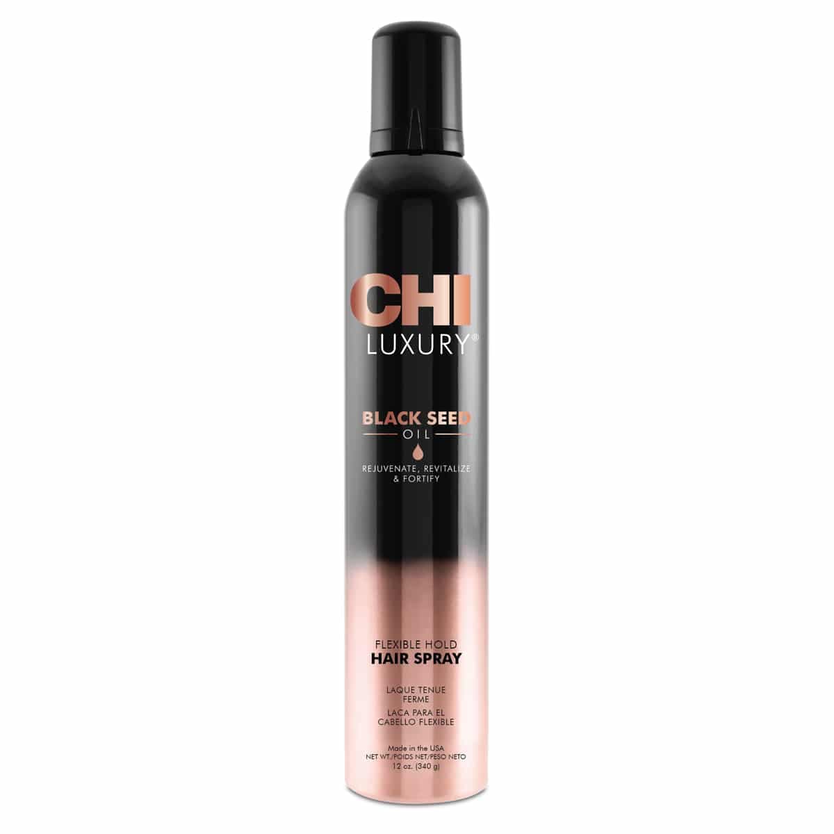CHI Luxury Black Seed Oil Flexible Hold Hairspray - zpevňující lak, 284 g