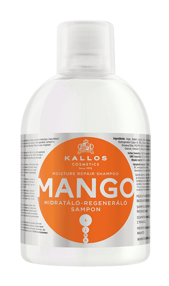 Kallos Mango Shampoo - regeneračně-hydratační šampon, 1000 ml