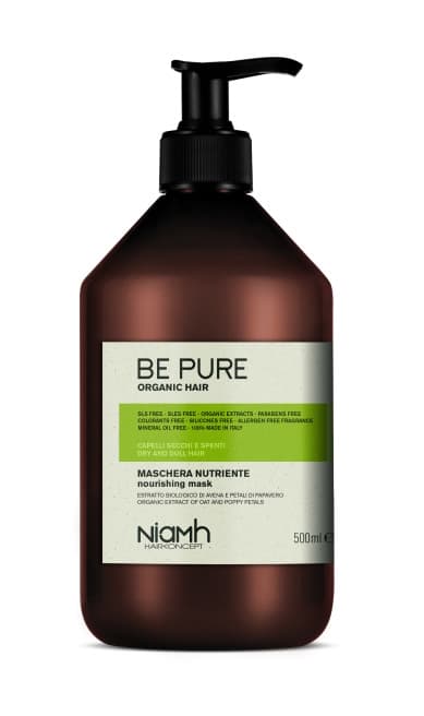 VÝPRODEJ: Niamh Hairkoncept Be Pure Nourishing Mask - výživná maska na vlasy, 500 ml
