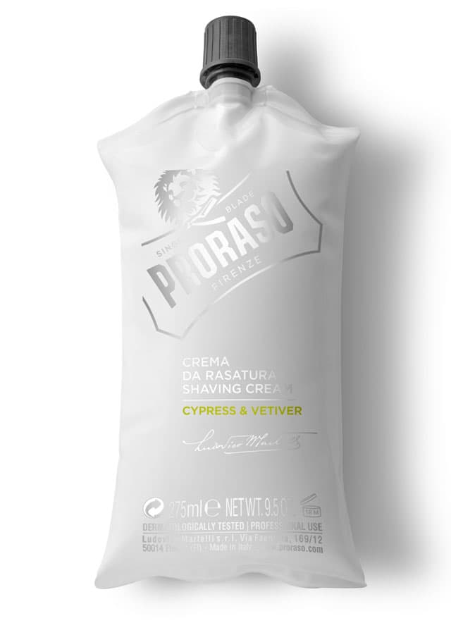 Proraso Shaving Cream Cypress and Vetiver - krém na holení s vůní cypřiše a vetiveru, 275 ml