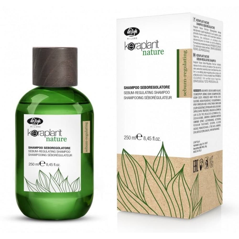Lisap Keraplant Shampoo SeboRegolatore Balance-Control - šampon na mastné vlasy, 250 ml