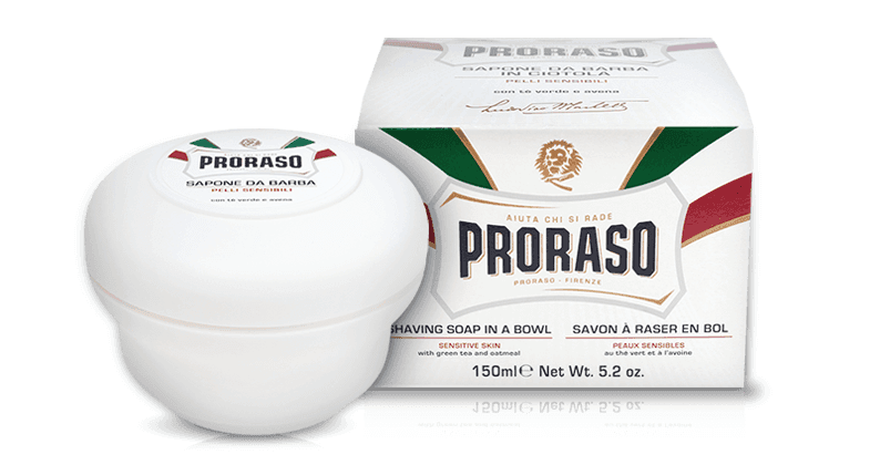 Proraso Shaving Soap in a Bowl Sensitive - holicí mýdlo pro citlivou pokožku v misce, 150ml