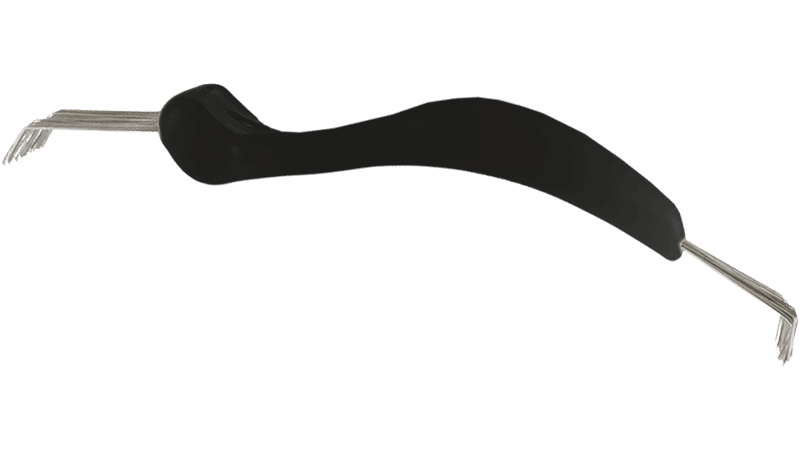Olivia Garden Brush Cleaner, black - odstraňovač vlasů z kartáčů na vlasy
