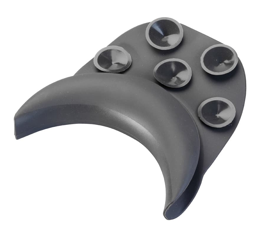 Comair Neck cushion Silicone 7000788 - silikonový chránič krku na umyvadlo, černý