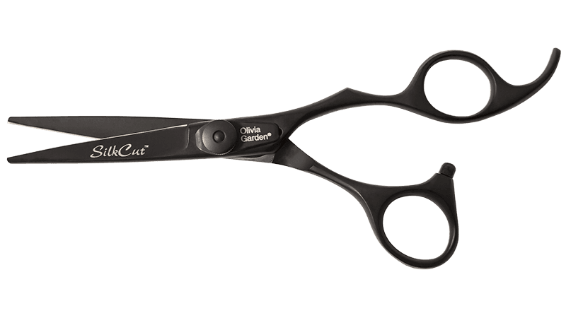 Olivia Garden Silkcut Shear Matt Black Edition 575 - kadeřnické nůžky, 5.75 "