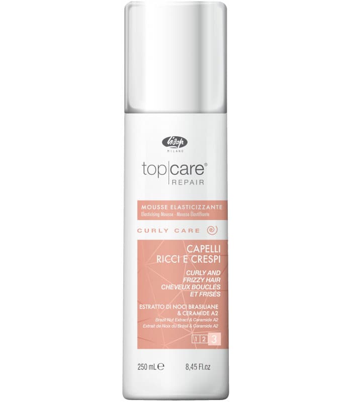 Lisap Top Care Curly Care Mousse - pěna na kudrnaté vlasy, 250 ml