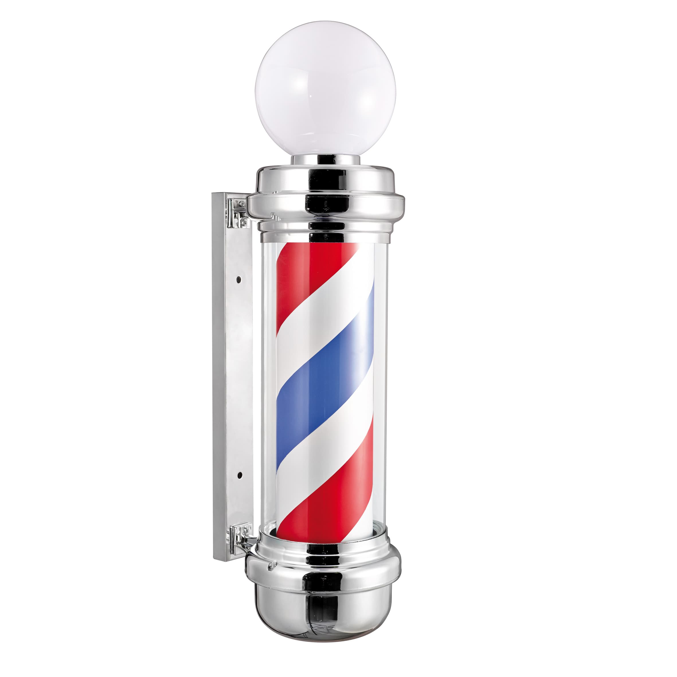 Eurostat Sphere Chrome Barber Pole 04744 - světelný barber sloupek