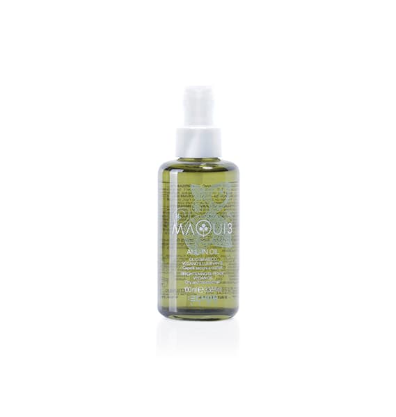 Echosline Maqui 3 All-In Oil - dvoufázový rozjasňující olej pro suché a chemicky ošetřené vlasy, 100 ml