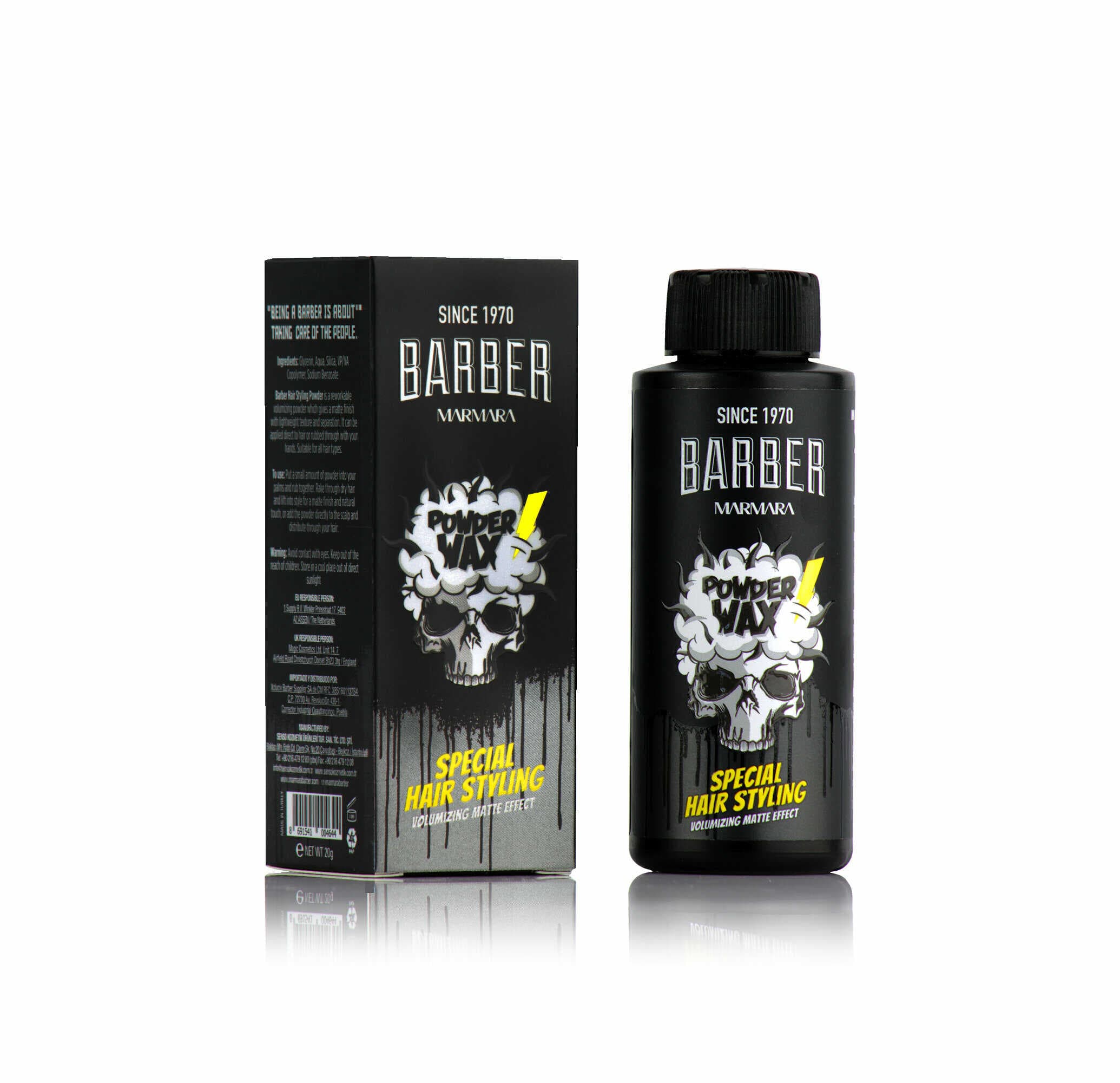 Marmara Barber Powder Wax "SKULL"- pudr na vlasy, 20 g