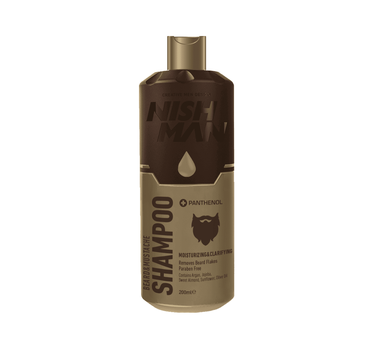 Nishman Beard and Moustache Care Shampoo - šampon na bradu, 200 ml