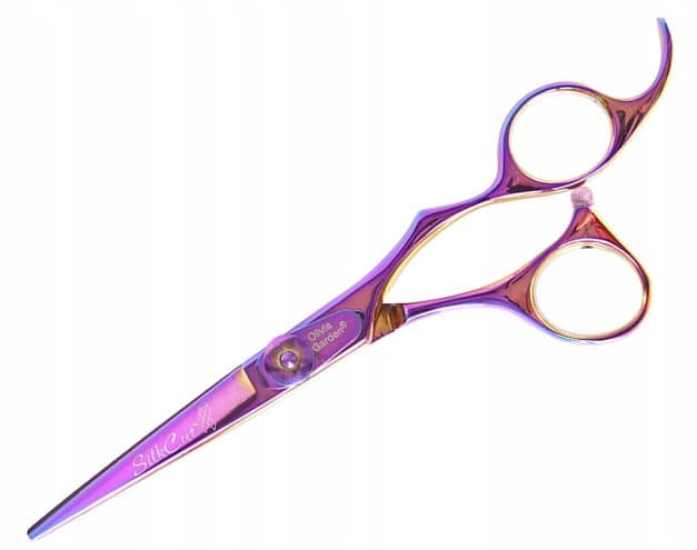 Olivia Garden SilkCut Shear Rainbow R5.75 - kadeřnické nůžky na klouzavý střih v limitované edici, 5.75", pravá ruka
