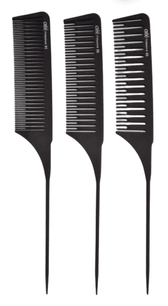 Créé Premium Multi Hair Comb Set pro BabyLights, Highlights, Balayage. - melírovací hřebeny, 3 ks